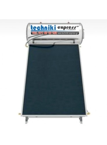 Techniki Express by BRAUNIK μποιλερ ηλιακόυ θερμοσίφωνα EBP 120Lt, ΙI ενέργειας, INOX