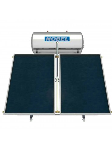 NOBEL classic 300lt  4m² Inox boiler Ηλιακός ΙΙ ενεργείας με 2 επιλεκτικούς συλλέκτες 2m²
