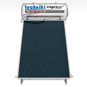 Techniki Express by BRAUNIK μποιλερ ηλιακού θερμοσίφωνα EBP 120Lt, ΙII ενέργειας (εμαγιέ - glass)